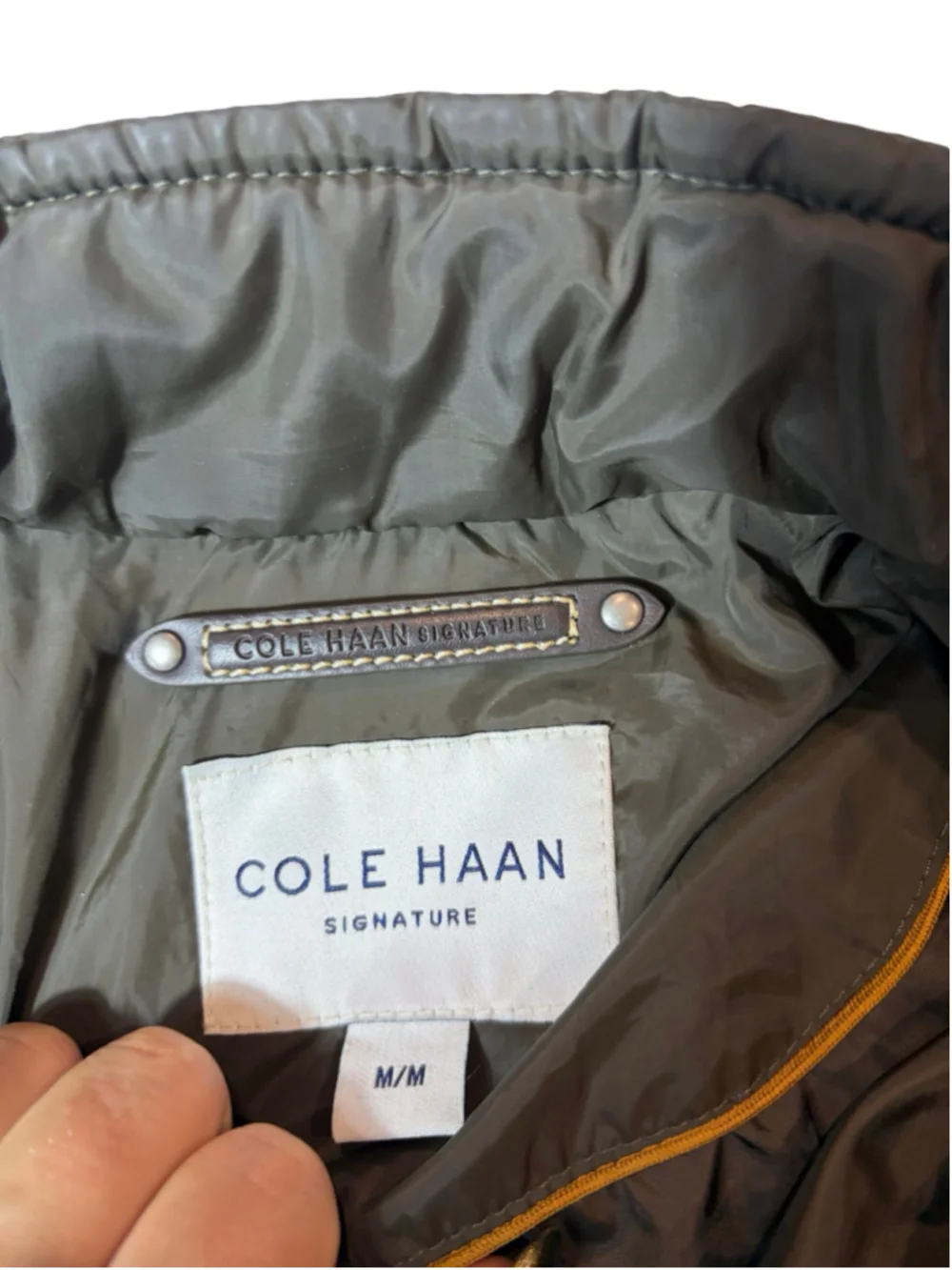 Cole Haan Signature Quilted Field Jacket M Plaid Heritage Barn Coat Preppy